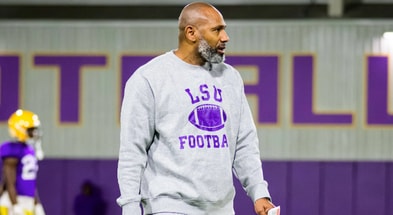 LSU secondary coach Corey Raymond has put together an elite CB haul (Photo: LSU Football)